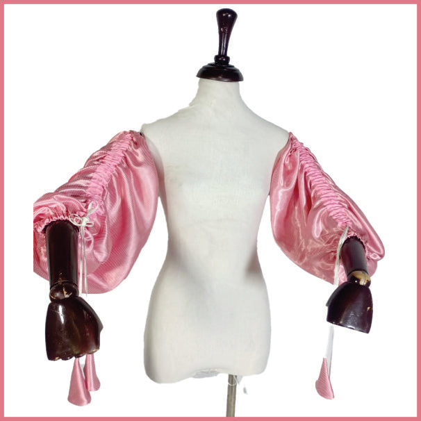 Long pink Sleeves for Wedding Dress, Detachable Sleeves, Fairy Bridal Sleeves, Removable Sleeve, Bridal Accessory Party Wear Dress