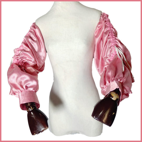 Long pink Sleeves for Wedding Dress, Detachable Sleeves, Fairy Bridal Sleeves, Removable Sleeve, Bridal Accessory Party Wear Dress