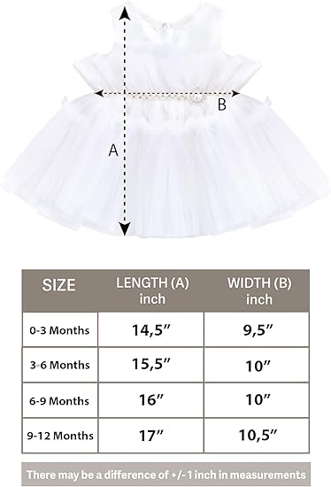 AS Baby Girl Tulle Princess Dress