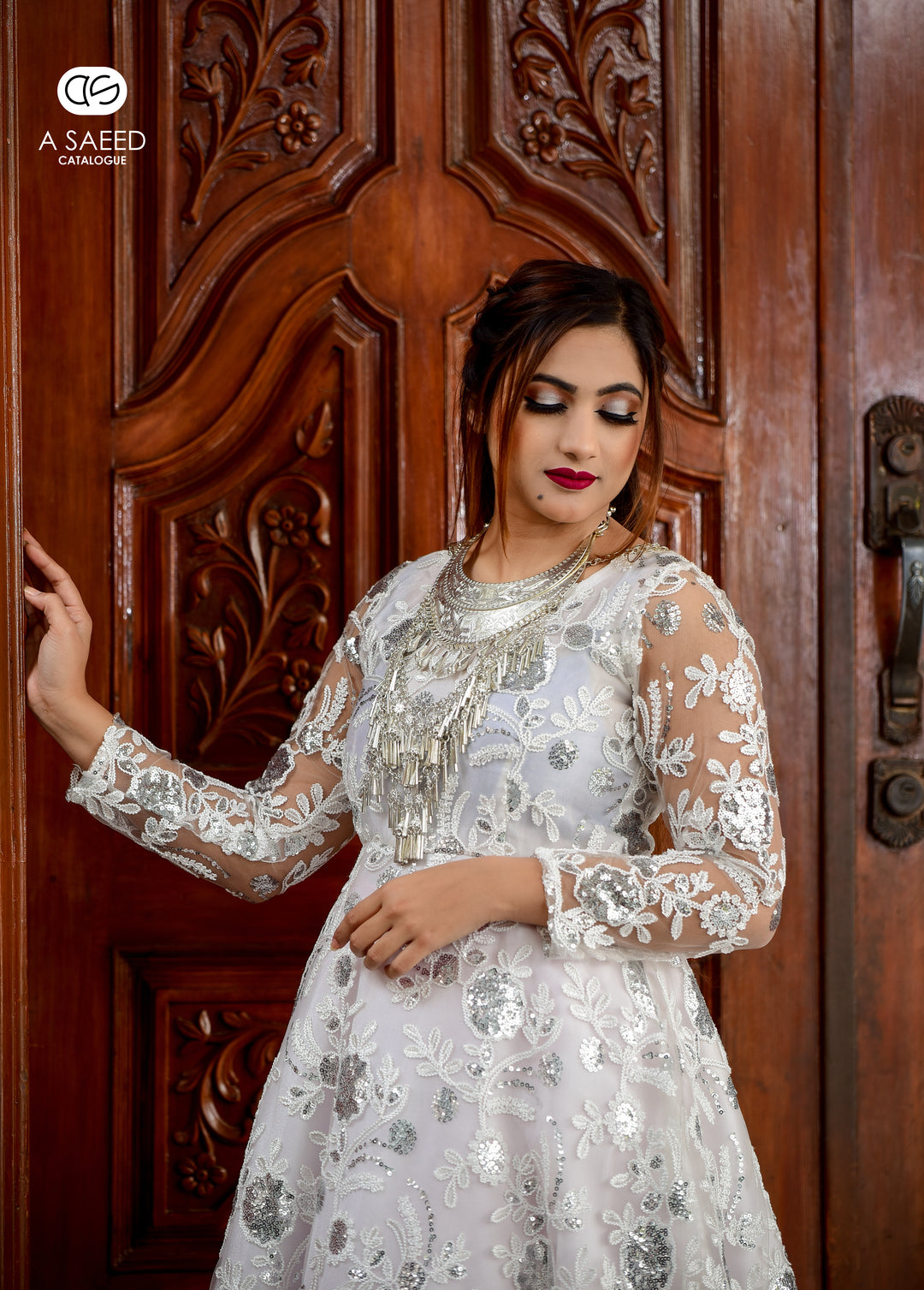AS White Silver Maxi-788