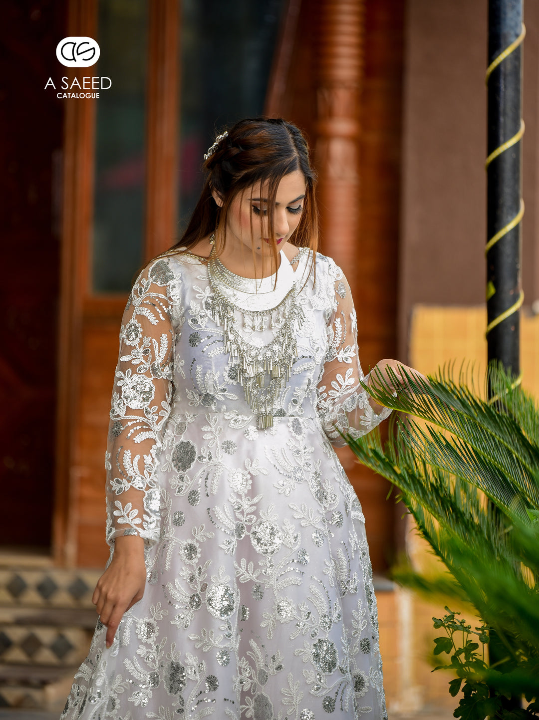 AS White Silver Maxi-788