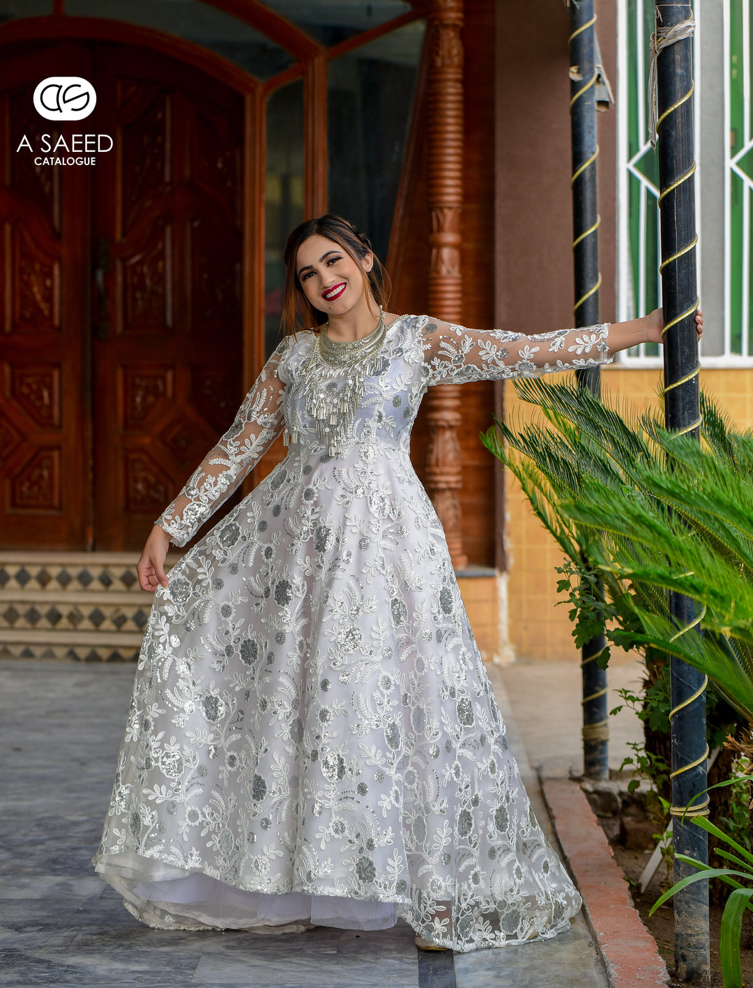 AS White Silver Maxi-788