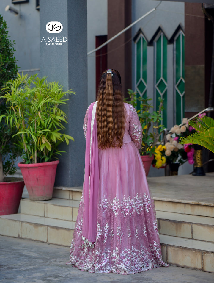 AS Net Embroidery Maxi-785