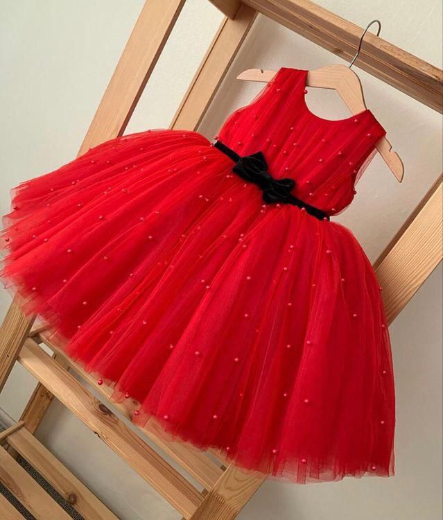 AS Red Baby Fancy Maxi Dress