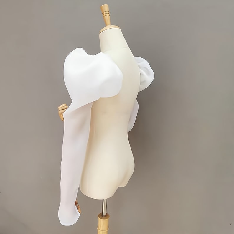Long Pop Wedding Sleeves, Detachable Wedding Sleeves, Bride Wedding Sleeves, Satin Wedding Sleeves, Dress Sleeves, Wedding Dress Decor