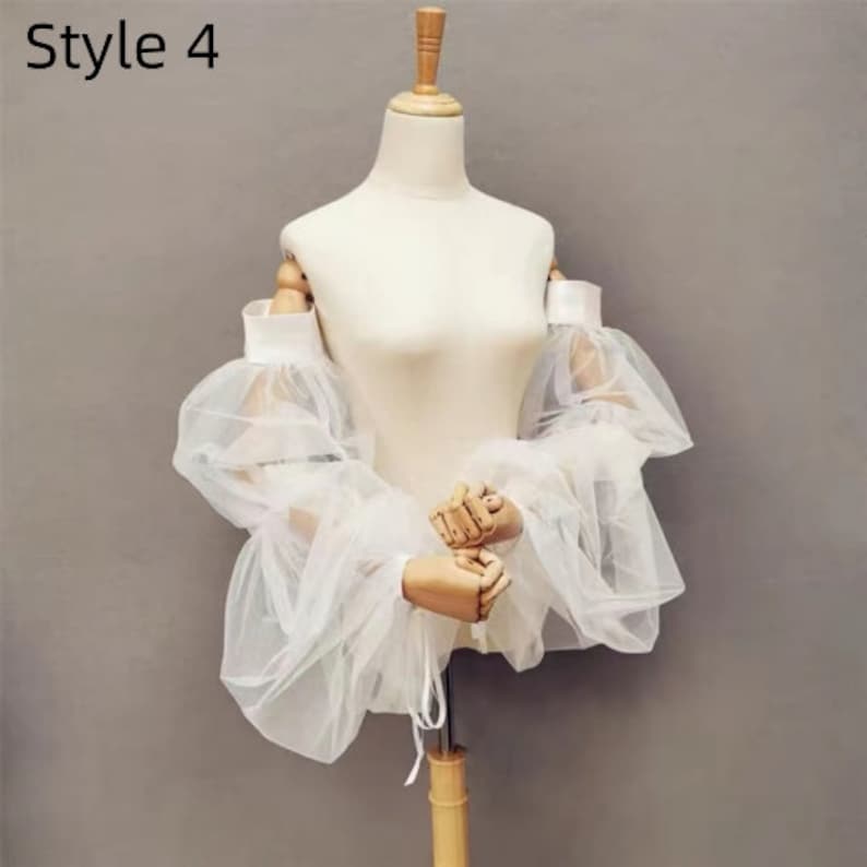 Long Pop Wedding Sleeves, Detachable Wedding Sleeves, Bride Wedding Sleeves, Satin Wedding Sleeves, Dress Sleeves, Wedding Dress Decor