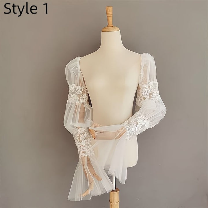 Lace Pleats Wedding Sleeves, Detachable Wedding Sleeves, Bridal Dress Sleeves, Personalized Wedding Sleeve, Wedding Dress Decor