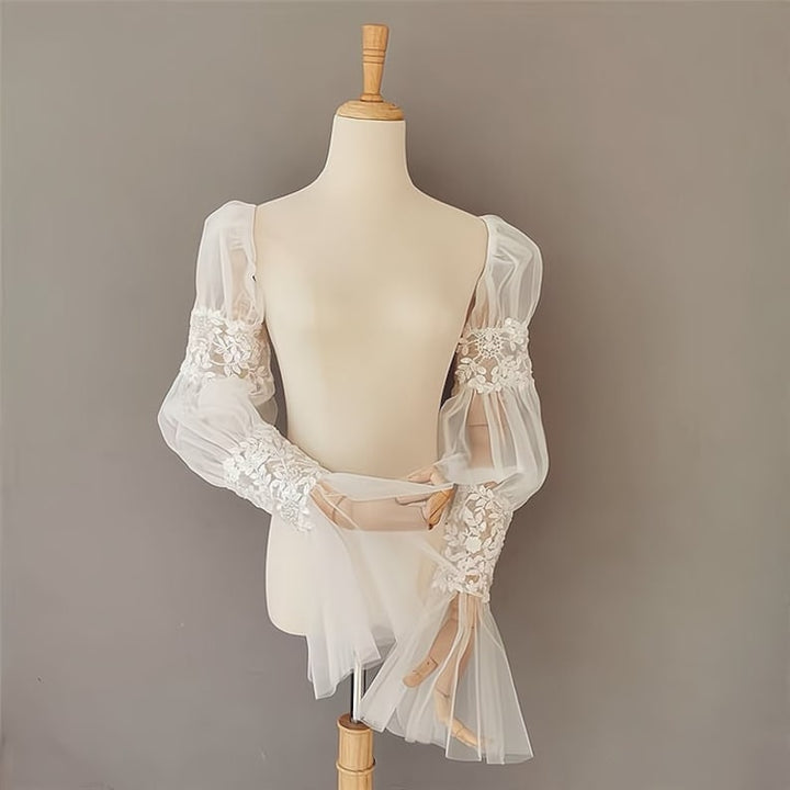 Lace Pleats Wedding Sleeves, Detachable Wedding Sleeves, Bridal Dress Sleeves, Personalized Wedding Sleeve, Wedding Dress Decor