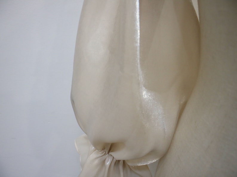 Detachable Long Wedding Dress Sleeves, Elastic Dress Sleeves, Champagne off Shoulder Sleeves, Custom Wedding Sleeves, Bridal Accessory,23.4"